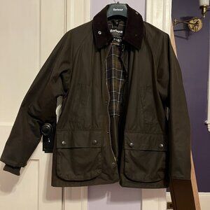 Barbour Classic Bedale Waxed Jacket Olive | Size 40 | Excellent Condition